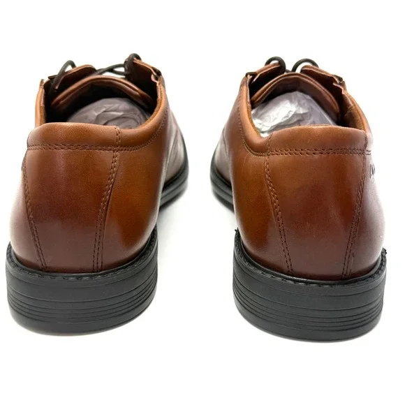 Clarks Men's Cosgrove Apron Dress ShoesOxfords Tan Leather Size 11.5M NWT/BOX